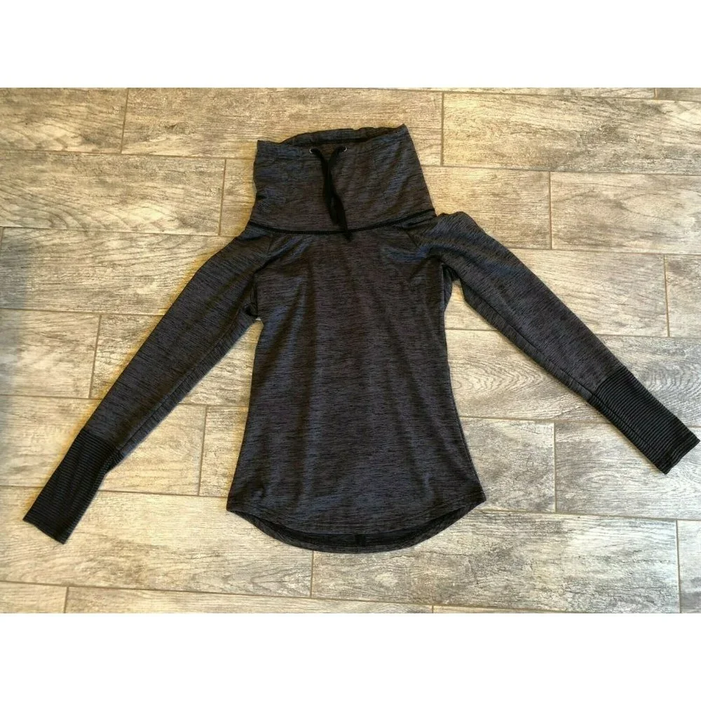 Avalanche Small Sweatshirt‎ Long sleeve Pullover Funnel Neck Stretch Active Ski